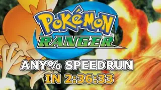 Pokemon Ranger Any% Speedrun - 2:36:33 (Wii U World Record)