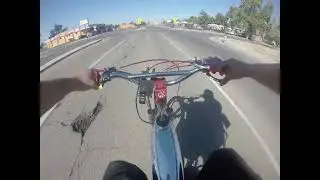 going home from work 70cc minarelli motorized bike