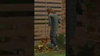 🍂why a sim really rakes the leaves🍃🍂 #simsshorts #sims2 #simsgameplay #nostalgia