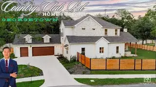 Georgetown Country Club Rd | Custom Home For Sale | San Gabriel River | Golf Course | Chandler Park