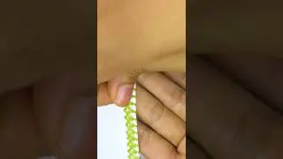 🔥🔥Very trendy border lace hand embroidery tutorial! #shorts  #trending #embroidery #viral #art #cute