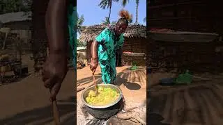 Authentic African Village Living: Village Food #shortsfeed #villagelife #cooking #food #africa #fyp