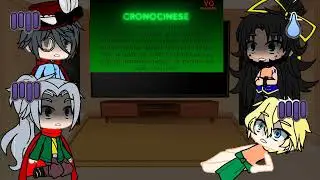 gacha humanos reagindo a rei escarlate os poderes