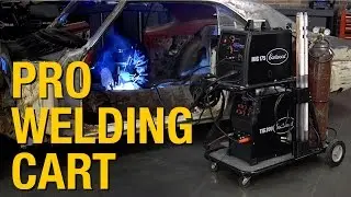 Heavy Duty Professional Welding Cart - Everything A DIY Fabricator Wants in a Cart! Eastwood
