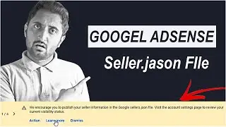 How to Fix Google Seller.json File issue in Google Adsense Fix