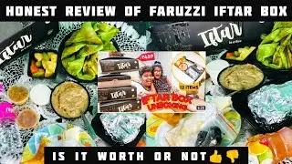 Honest review of Faruzzi iftar box after seeing Irfans view/Iftar box/Faruzzi/Artistry Mariyam