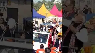 PM Modi & German Chancellor Friedrich Merz fly kite at International Kite Festival Ahmedabad Gujarat