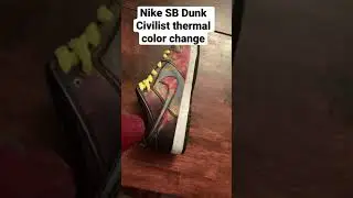 Nike Dunk Civilist thermal color change #nikesb #nikedunk #nike #shorts
