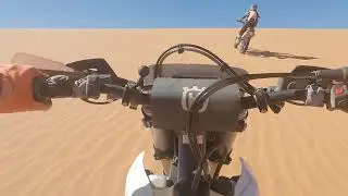 Following Margaux Miserez across the Algerian dunes of Tadrart near the border with Libya.