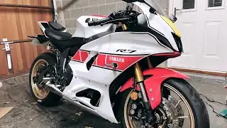 R7 Cleaning | BMW Bike Cleaner, Motul Fairing Polish, Chain Clean + Lube