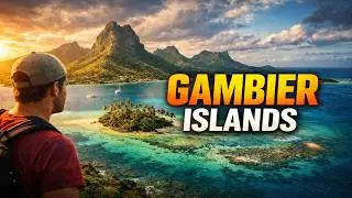 Gambier Islands, French Polynesia - Drone Footage