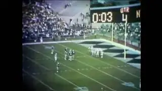 {REUPLOAD} 1968/11/17 - Jets at Raiders - Heidi Game Broadcast Footage 480p