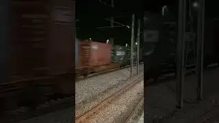 Comboio de mercadorias em Cacia