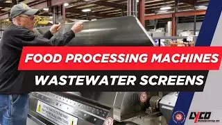 Food Processing Machines | Beef | Wastewater Screening Equipment | Lyco Manufactring
