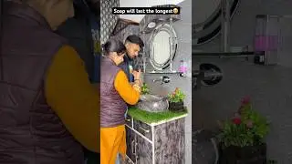 &ldquo;The trick will make soap last forever.&rdquo;🤯😉#familyvlog #indianvlogger #funnyvideos #youtubeshorts