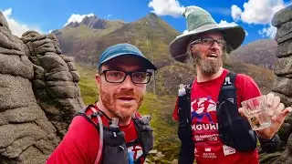 Running in THE MOURNE MOUNTAINS, Northern Ireland