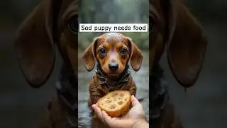 Lonely Puppy Needs Food #sad #dog #pets #cute #edit #youtubeshorts #shorts #puppy #petlover #pet #ai