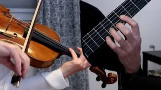 Jean Sibelius: Étude op. 76 no. 2 arranged for Viola and Guitar
