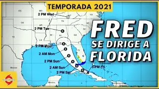 Depresi&oacute;n tropical Fred se fortalecer&aacute; en la tormenta tropical Fred antes de llegar a Florida.
