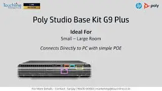 Poly Base Kit G9 Plus for Microsoft Teams Room | Poly Solution #poly @HPPolyYouTube
