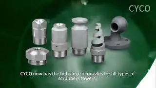 CYCO DT Large Channel Full Cone Nozzle for Flue Gas Desulfurization