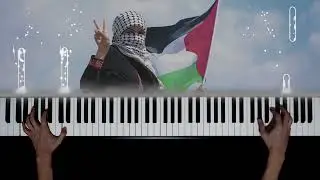 🇵🇸 Palestinian National Anthem Piano Cover | Fida&rsquo;i |  Lyrics