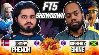 SF6 🔥 Phenom (Cammy) vs Shine (Kimberly) 🔥 High-Level Battle FT5 Showdown | Street Fighter 6
