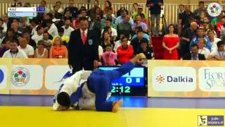 Judo 2013 World Championship Miami Cadets: Khamza (KAZ) - Tello (COL) [-66kg]
