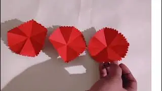 Paper flower easy cutting ✂️ #diy #homemadepapercraft 