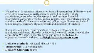 Baan Users Email List