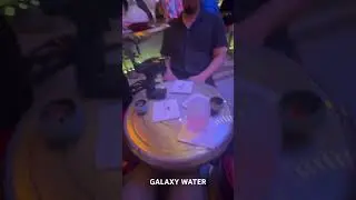 Galaxy water 😬 Star Wars Hyperspace Lounge 💫 Disney Wish ✨