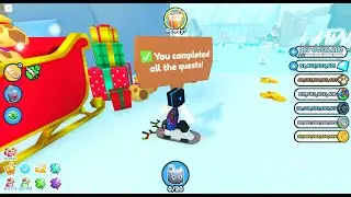 FASTEST Candy Cane Quest 500/hr Rudolf Hoverboard Pet Simulator X PSX