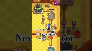 never fall for the same move twice | #clashroyale #clashroyaleshorts #memes