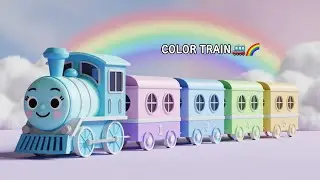 Choo Choo Color Train 🚆 | Fun Learning Colors Song for Toddlers