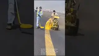 Airport Runway Marking: Precision Painting in Action
