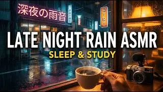 Rainy Japan Nights 🌧️ Lofi Hip Hop for Deep Focus, Relax & Calm Energy