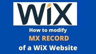 How to change MX record on Wix