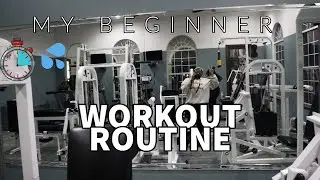 MY BEGINNER WORKOUT ROUTINE|WEIGHT LOSS JOURNEY