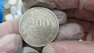 124 Year Old Brazilian Coin Found While Sorting Large Bag Of World Coins