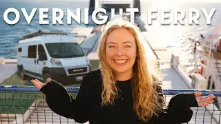 16 hour OVERNIGHT cargo FERRY to BAJA MEXICO  (a van life vlog)