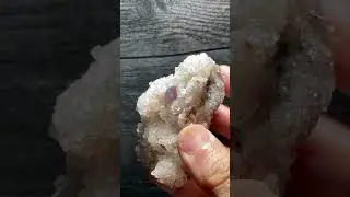 Beautiful Rare Crystal Mineral Specimen Anhui Quartz Var Amethyst On Matrix