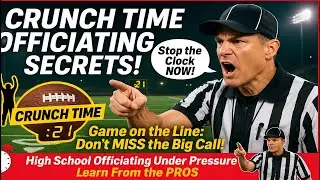 How Top Officials Handle High-Pressure Moments in High School Football Games!
