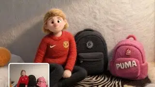 Tinja esittelee uuden jalkapallo ⚽ repun 