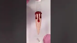 3 Cool & Easy Ways to do Blood Drip Nails 🩸✨&hearts;️