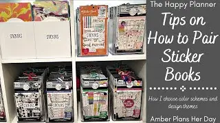 Tips on How to Pick Matching Sticker Books | My Process for Decorating a Spread