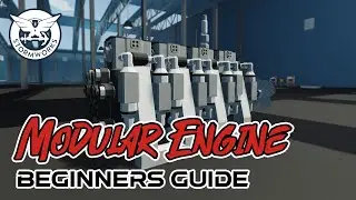 Modular Engine Build 4cyl 3x3 Stormworks Tutorial - How To