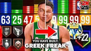 I Turned My Giannis Antetokounmpo Build into a LEGEND (+22 Cap-Breakers)