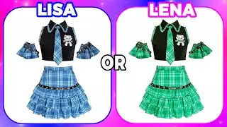 Lisa or Lena 💗✨ | Lovely Style Challenge #lisaorlena #lena #lisa #random