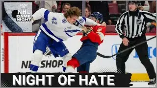 GAME NIGHT: Tampa-Florida HATE, Colorado's COMEBACK story, Battle of Ontario SLUGFEST, Sabres SURGE