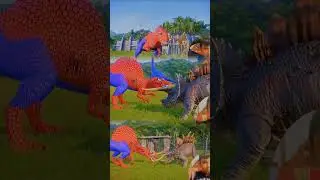 Angry dinosaur 2🦕 #dinosaur #spiderman #game #viralgames #gamer